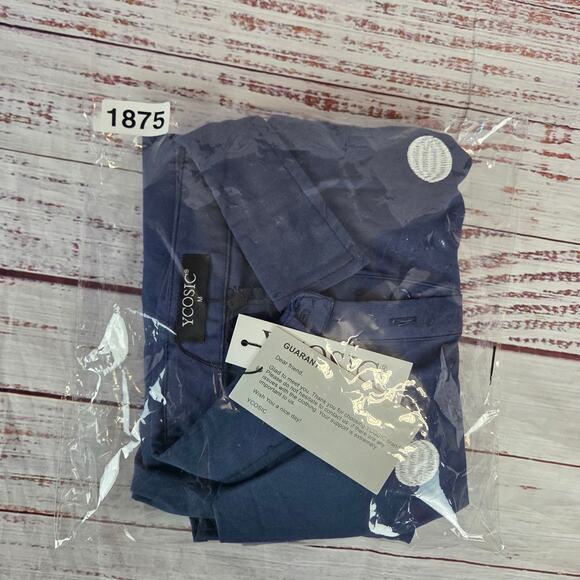 Kitty Cat Blue Popover Top M Embroidered Whiskers & Fuzzy Nose Shirt NWT Kawaii - Picture 7 of 7